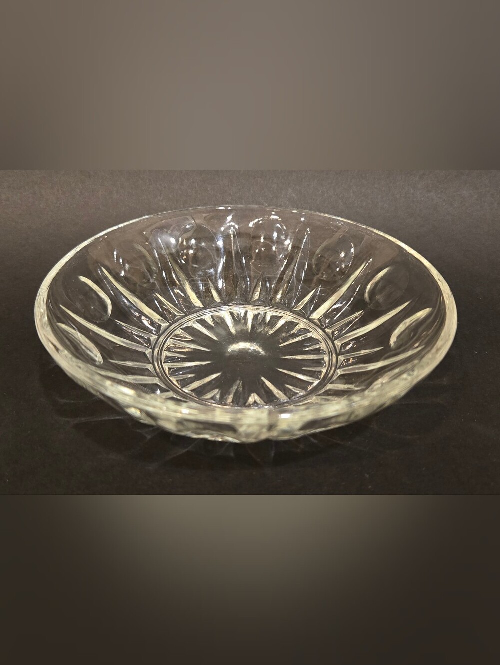 Vintage Princess House Regency Clear Cut Crystal Bowl